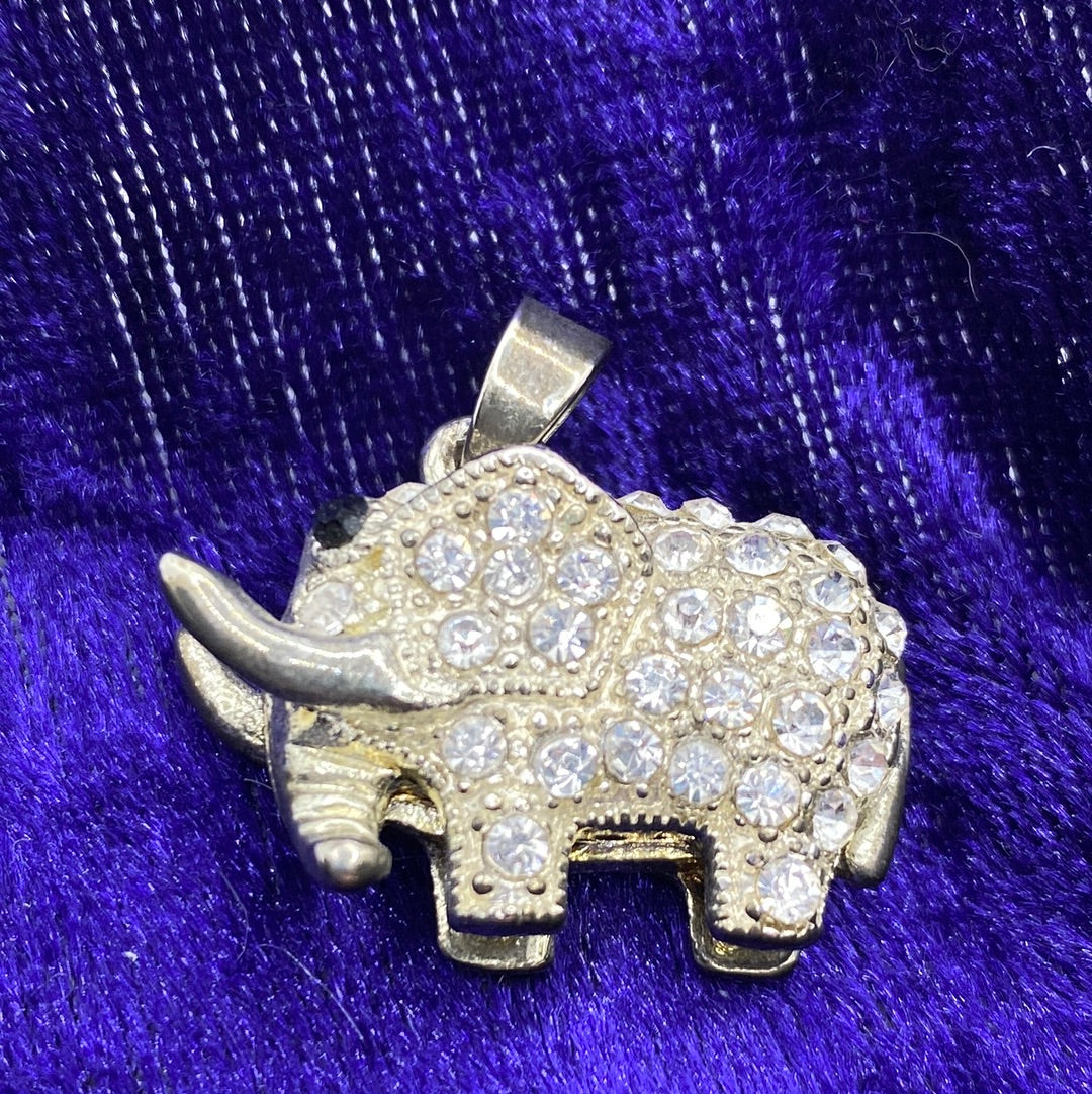 Elephant Pendant Sterling silver