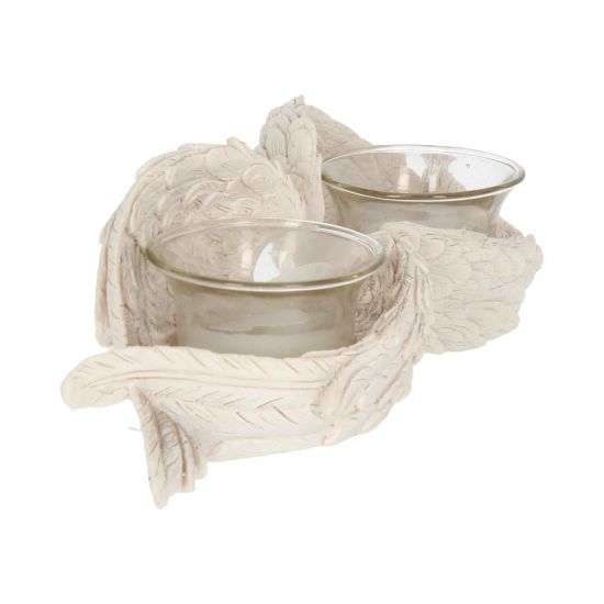 Angel Wings Tealight Holder 8cm