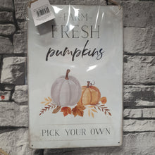 Load image into Gallery viewer, Farm Fresh Pumpkins Wall Plaque
