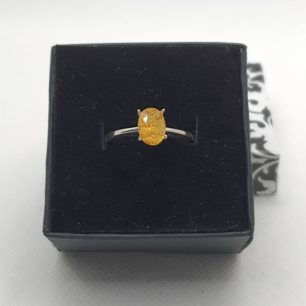 Citrine Ring size Q