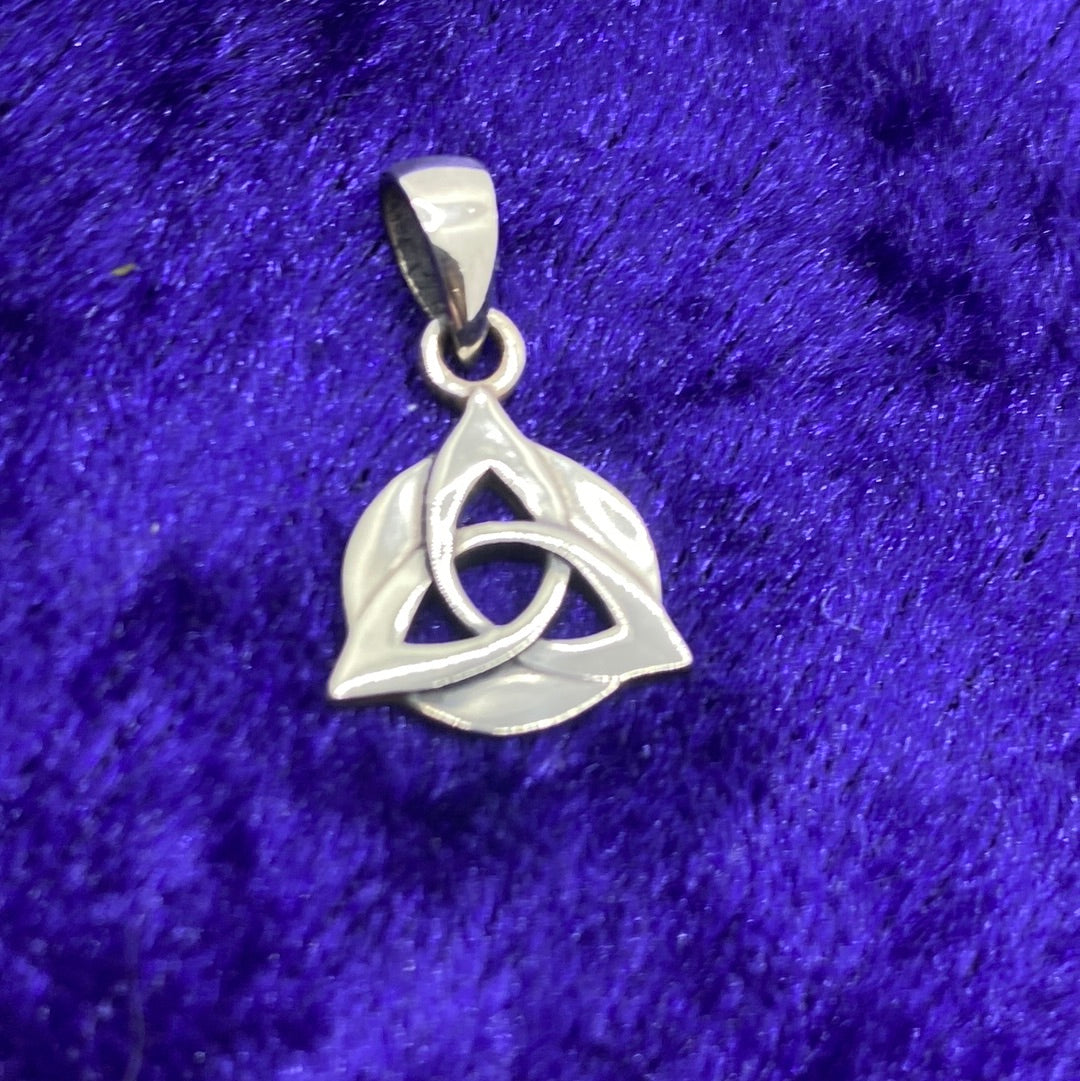 Small Silver Triquetra Pendant