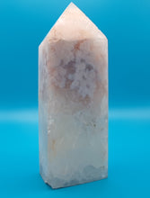 Load image into Gallery viewer, Pink Flower Agate Tower
