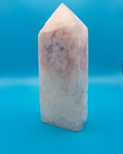 Load image into Gallery viewer, Pink Flower Agate Tower
