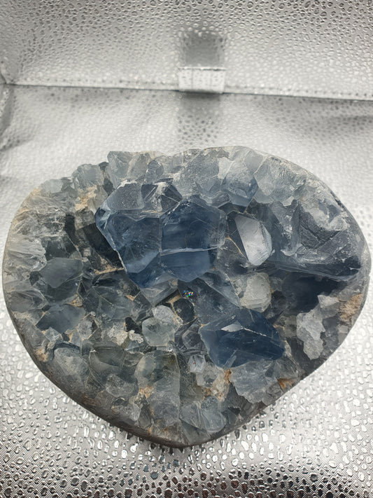 Celestite Heart Freeform