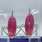 Pink Agate Earrings