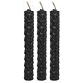 PACK OF 6 BLACK BEESWAX SPELL CANDLES