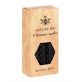 Load image into Gallery viewer, PACK OF 6 BLACK BEESWAX SPELL CANDLES
