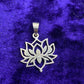 Sterling silver Lotus Flower Pendant