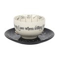 FORTUNE TELLING CERAMIC TEACUP