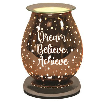 Electric Wax Melter Touch – Burnt Copper Dream Believe Achieve