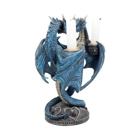 Anne Stokes Dragon Heart Candle Holder 23cm