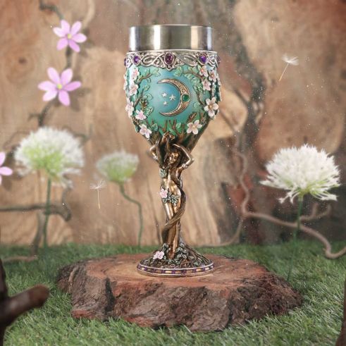 Triple Moon Goddess Maiden Goblet 20.8cm