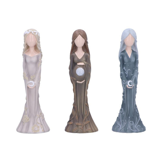 Wiccan Aspects of Maiden, Mother and Crone Figurines 15cm