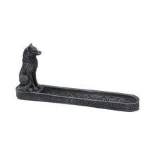 Load image into Gallery viewer, Catching The Scent Black Wolf Incense Burner 25cm
