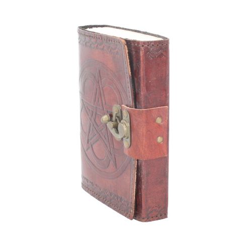 Pentagram Leather Embossed Journal & Lock