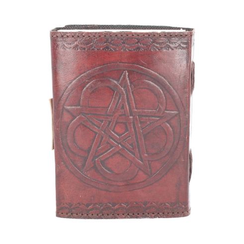 Pentagram Leather Embossed Journal & Lock