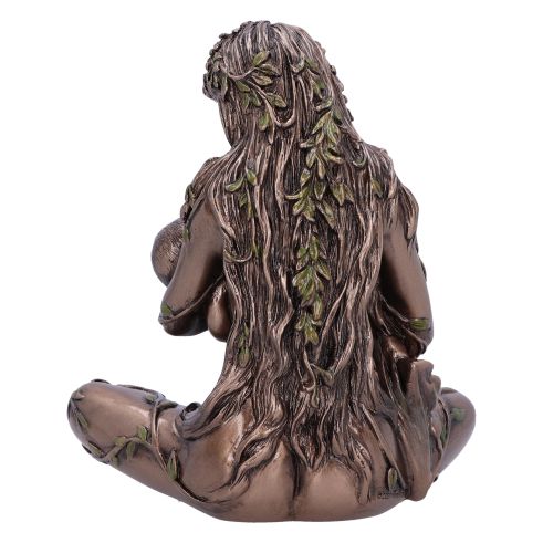 Earth Mother and baby bronze figurine 11cm