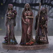 Load image into Gallery viewer, Maiden, Mother and Crone Trio of Life 11.5cm
