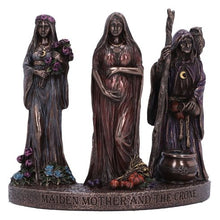 Load image into Gallery viewer, Maiden, Mother and Crone Trio of Life 11.5cm
