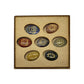7 Chakra Stone Set with Wooden Case