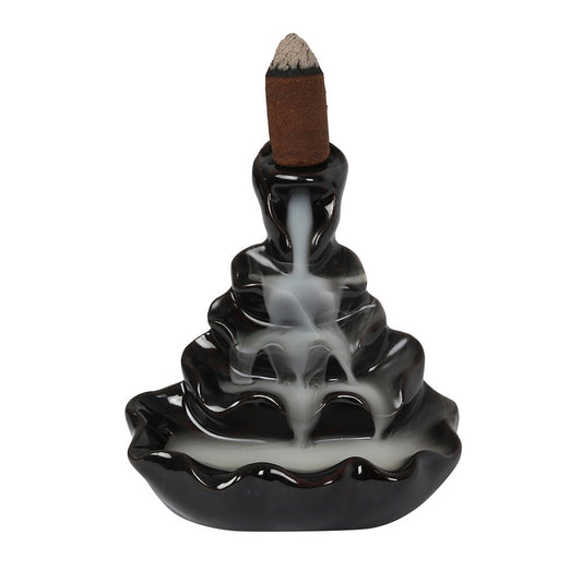 4-TIER RIPPLE BACKFLOW INCENSE BURNER