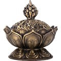 METAL LOTUS INCENSE CONE HOLDER