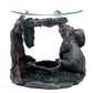 Elephant Scene Oil & Wax Burner with Glass Dish
