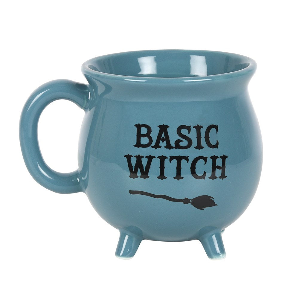 Blue Basic Witch Cauldron Mug