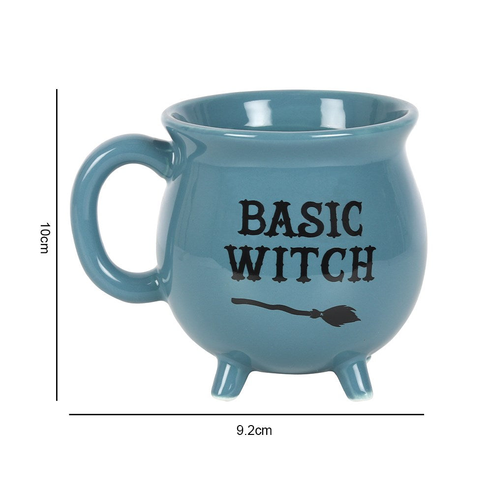 Blue Basic Witch Cauldron Mug