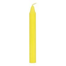 Load image into Gallery viewer, Yellow &#39;Success&#39; spell candles pack of 12
