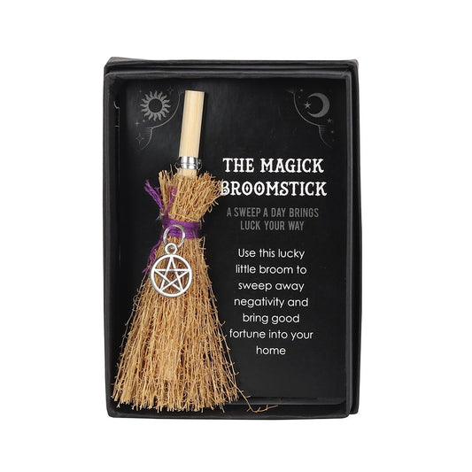 Pentagram mini magic broomstick "