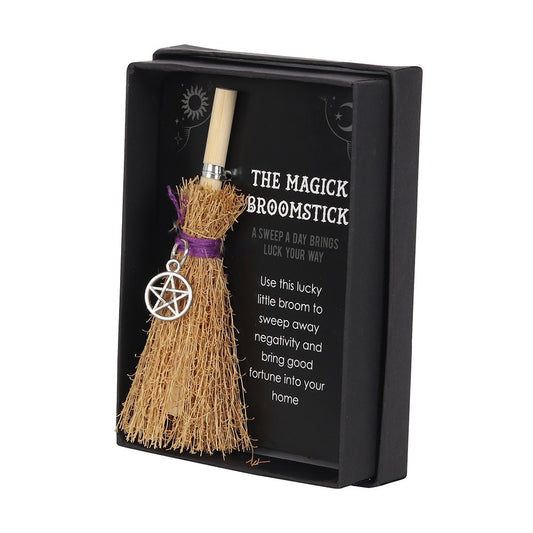 Pentagram mini magic broomstick "