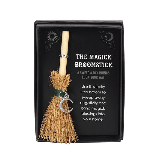 Cresent Moon mini magic broomstick