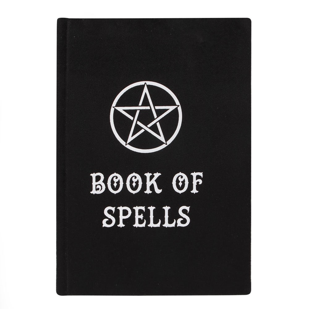 Book of spells velvet A5 notebook