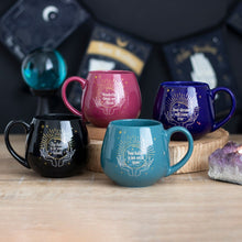 Load image into Gallery viewer, Black Fortune Teller Colour Changing Mug
