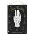 PALM READING METAL SIGN