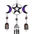 Load image into Gallery viewer, TRIPLE MOON WINDCHIME WITH BELLS
