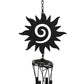 Black sun cut-out Windchime