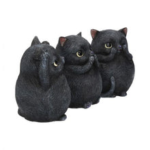 Load image into Gallery viewer, Three Wise Fat Cats 8.5cm
