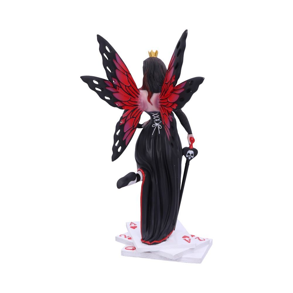 Wonderland Fairies Queen of Hearts Red Card Figurine