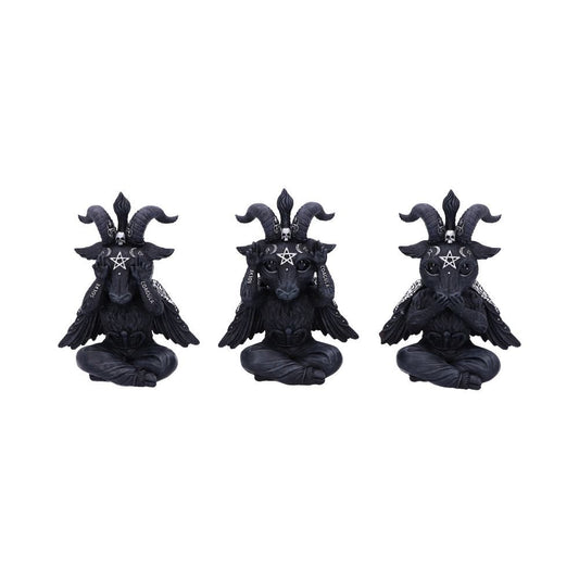 Three Wise Baphaboo Figurines 13.4cm