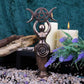 Triple Goddess Figurine Bronzed Wiccan Idol Ornament 20cm
