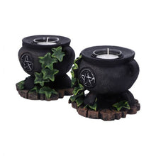 Load image into Gallery viewer, Ivy Cauldron Candle Holder 11cm (Set of 2)
