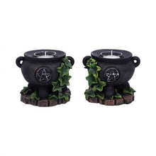 Load image into Gallery viewer, Ivy Cauldron Candle Holder 11cm (Set of 2)
