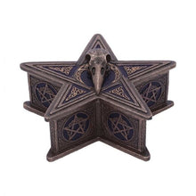 Load image into Gallery viewer, Pentagram Raven Box 16.5cm
