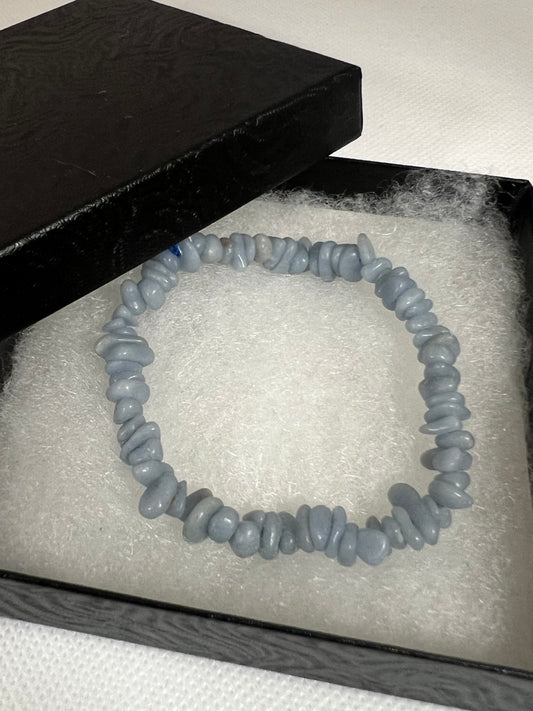 Angelite bracelet