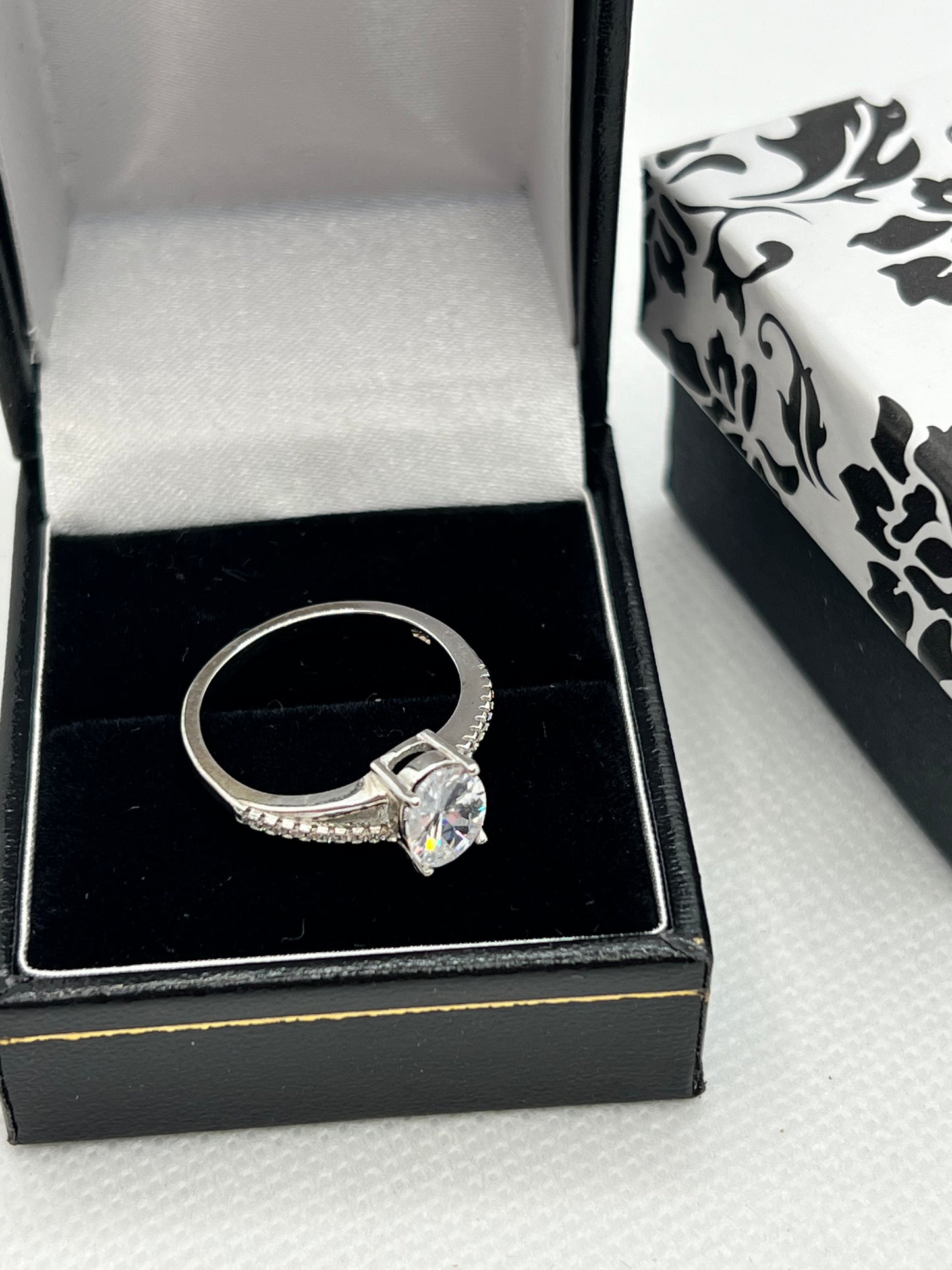 Sterling Silver Cubic Zirconia Ring