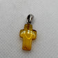 Amber Cross Necklace