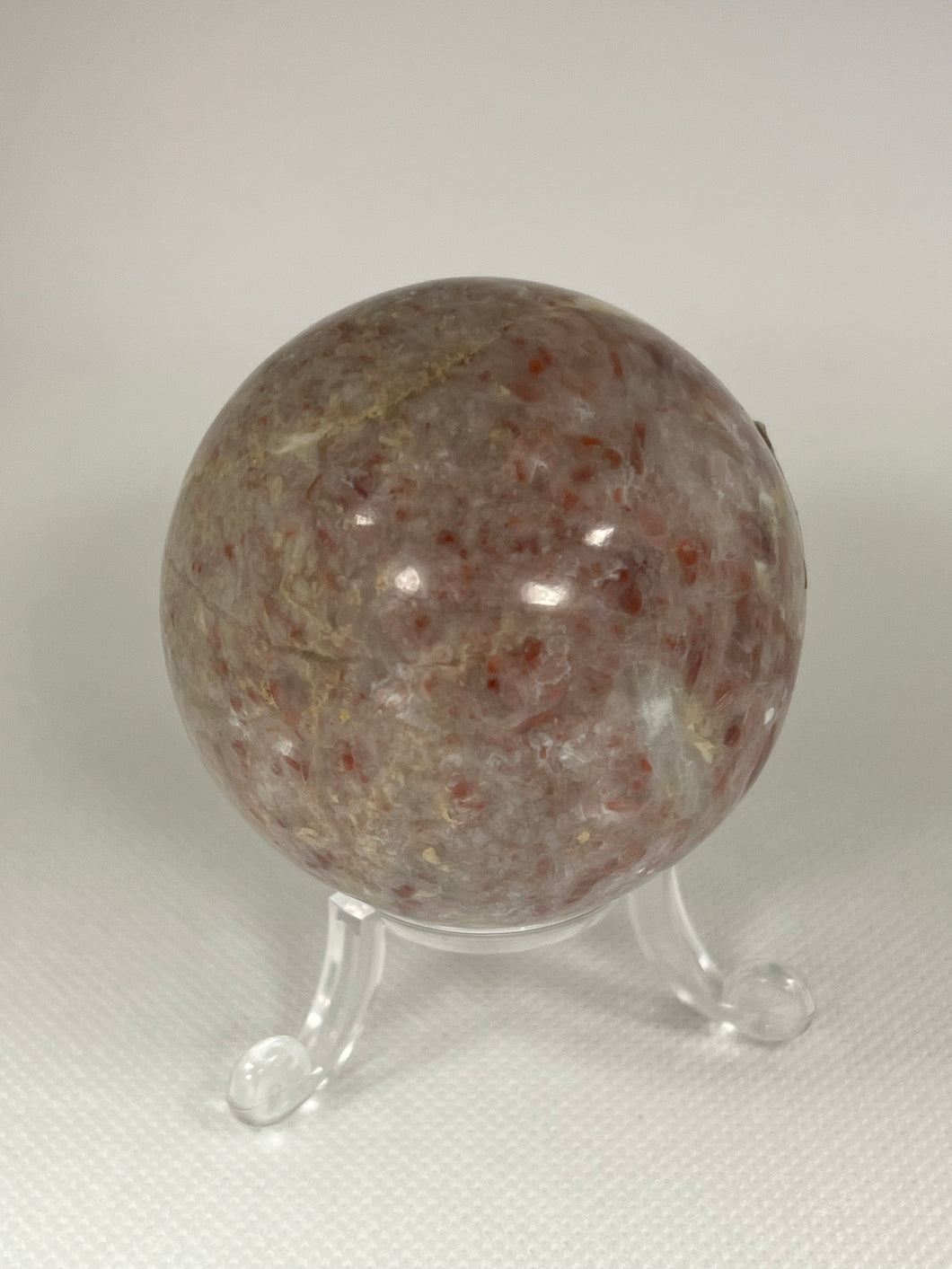 Pink Tourmaline Polished Sphere