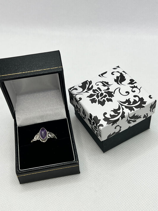 Amethyst Sterling Silver Ring